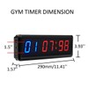 Ledbrigym Gym Timer Clock Digital Interval Tabata Workouts Fitness Wall