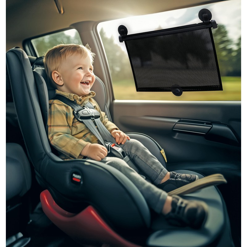 Nuby 14" Roller Vehicle Side Window Sun Protection Shade for