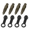 F FIERCE CYCLE Metal Dark Green Motorcycle Banjo Bolts M8x1.25mm