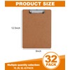 Clipboards, HERKKA 32 Pack Hardboard Office Clipboards Low Profile Clip