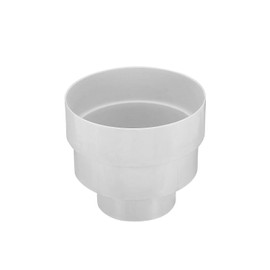 Begino Universal Duct Reducer, 4.5" to 4" to 3" Air Ducting Reducer Increaser, Vent System PVC Pipe Adapter Connector for HVAC Heating Cooling Air Ventilation