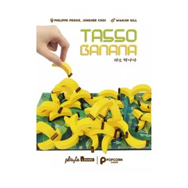Tasso Banana, Small Box Dexterity Game About Stacking Your Bananas, Wooden Pieces - 25th Century Games