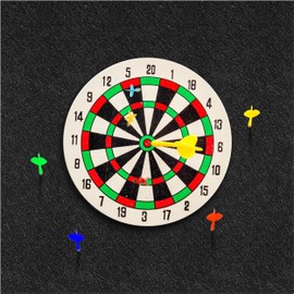 Dart Board Wall Protector Self-Adhesive Wall Surround Board Dart Board Black Felt Wall Tiles Cork Dart Board Backer Cork Board Felt Dartboard Wall Protection (Square, 4)