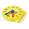hand2mind Plastic Mini Geared Clock, Learning Clock Classroom Kit, Clock