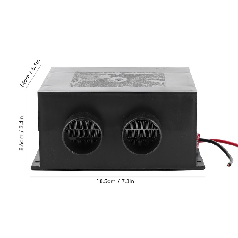 12V 600W Car Heater 2 Hole Portable Winter Fast Heating