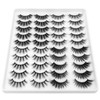 Dysilk 6D false eyelashes, dramatic reusable handmade thick eyelashes, natural