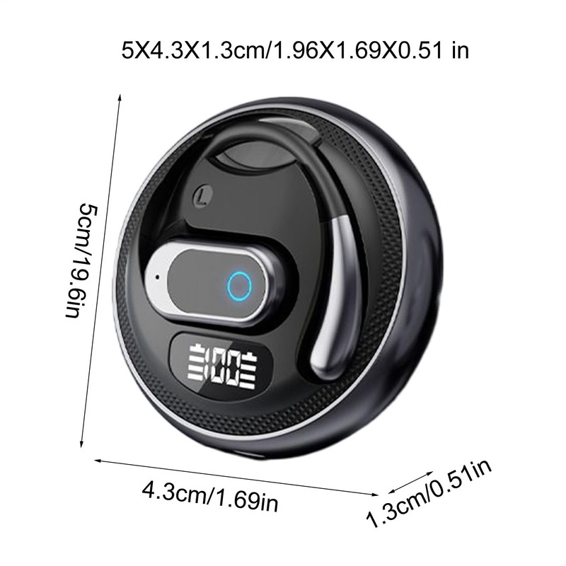 Wireless Headphones, Open Ear Headphones Wireless, Noise Cancelling Earphones for