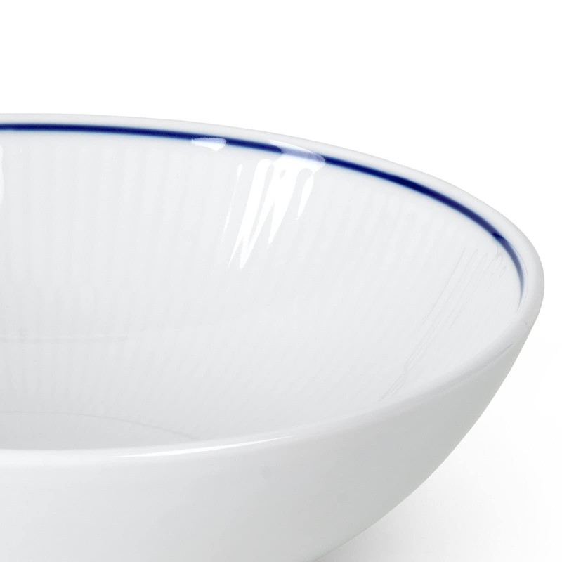 ROYAL COPENHAGEN 1064782 Blue Line Bowl Plate, 6.7 inches (17