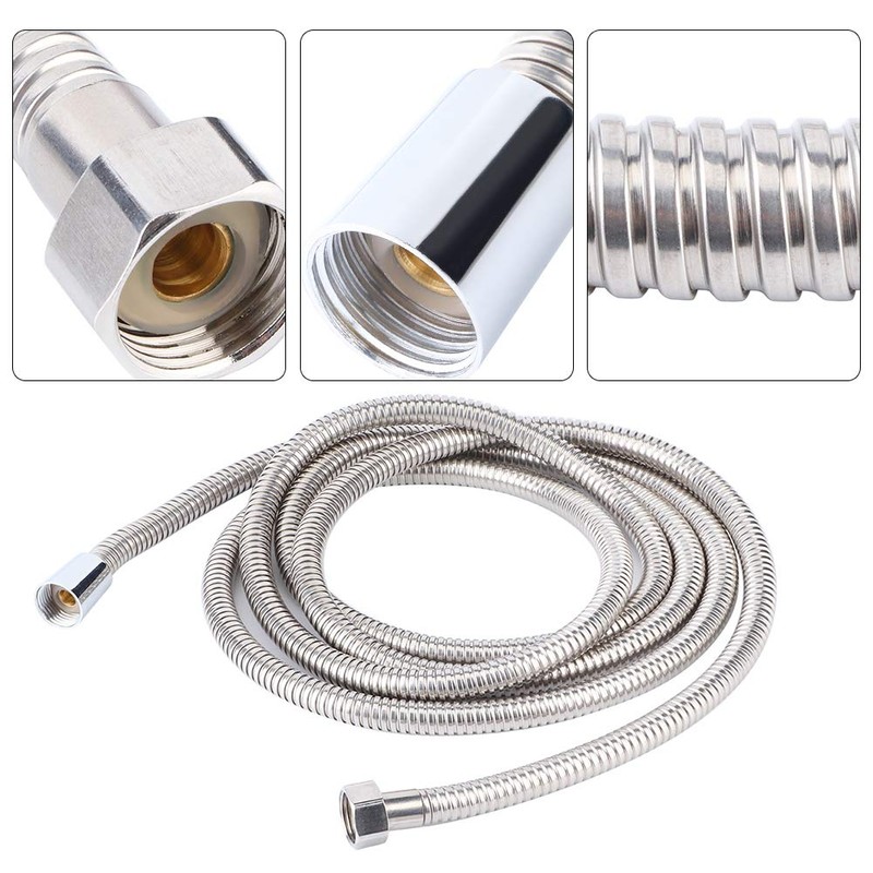 10ft Shower Hose Stainless Steel Explosion-Proof Handheld Shower Hose Replacement