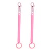 [PATIKIL] Retractable Coil Spring Key Chain Anti-lost Keychain Holder Lanyard