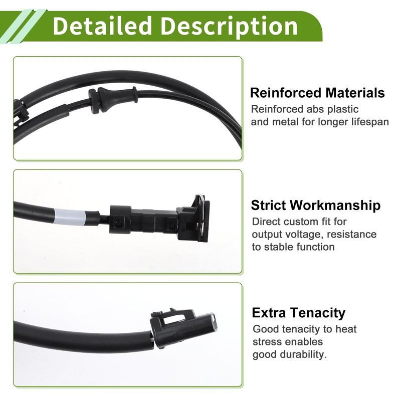 HOPESPANNER ABS Raddrehzahlsensor hinten links ABS Sensor Antiblockiersystem Sensor Nr.