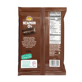 Newman's Own Newman-O's Chocolate Creme Sandwich Cookies, 13 oz (Pack of 6) — Made with Organic Sugar & Flour, No High Fructose Corn Syrup, Vegan Friendly Kosher Dairy Free Snacks