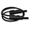 Test Lead, 4mm, Black, 0.5m, Test Leads / Probes, Banana