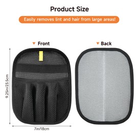 AOBIS 2PCS Pet Hair Remover Gloves for Cats & Dogs - Reusable Electrostatic Pet Hair Gloves, Fur Removal Tool for Home, Car Seats