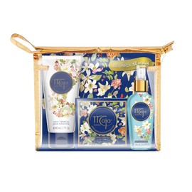 Maja Travel Kit Crema de Manos 80Ml, Mini Body Splash 60Ml y Jabón 100G Maja Aqua Turquesa, Color, 3 Count, Pack Of/Paquete De