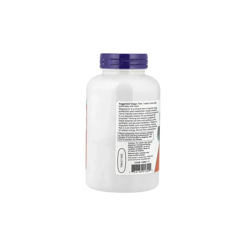 Malato de Magnesio 1000mg Magnesium Malate Supplement, 180 Tablets
