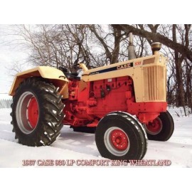 Case 1968 Case Model 930 LP Comfort King Tractor New Metal Sign: 9x12" Ships Free