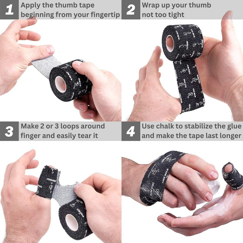 WARM BODY COLD MIND 2" Premium Lifting Thumb Tape for