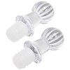 Chef Craft Select Plastic Bottle Stoppers, 2 piece set, Clear
