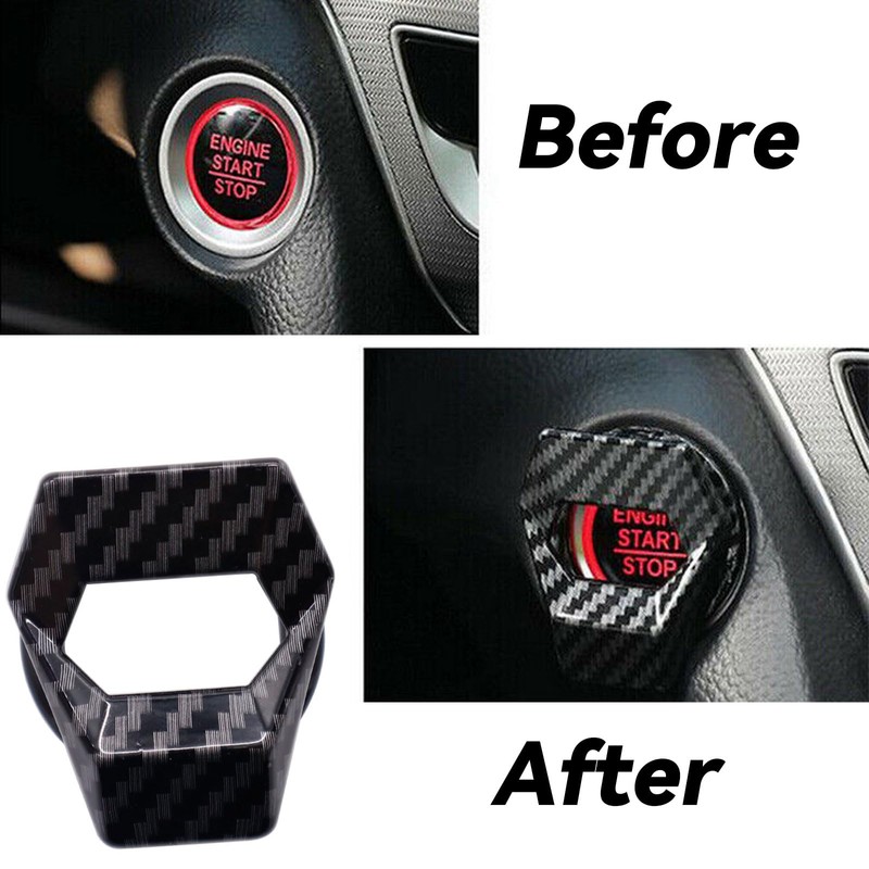 Car Engine Start Stop Push Button Switch Cover Sticker Protection