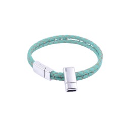 KONMAY 5 Sets 6.0mmx3.0mm Shiny Rhodium Tiny Magnetic Jewelry Clasps for Bracelet Making