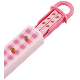Skater ABS2AMAG-A Chopsticks and Case Set, Carrot, 6.5 inches (16.5 cm), Antibacterial, Made in Japan