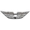 Evan Fischer Grille Assembly Compatible With 2011-2013 Hyundai Sonata Chrome