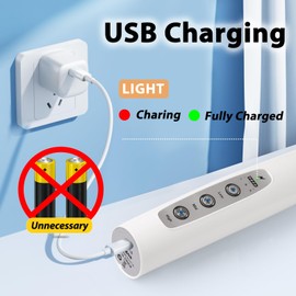 Sakgos Milk Frother Rechargeable Handheld-Electric Whisk 3 Speed Adjustable, Coffee Frother Wand with 3 Stainless Whisks, Electric Foam Maker, Drink Mixer Blender for Latte Cappuccino Matcha Egg