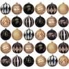 Christmas Baubles Christmas Tree Decoration Set, 30 Pieces Plastic Christmas