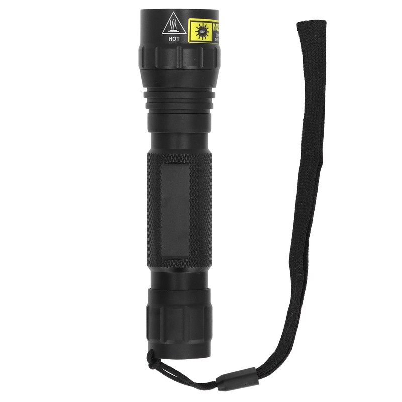 UV Flashlight 365nm Aluminum Portable Professional UV Flashlight for Resin
