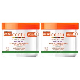 Cantu Leave-In Conditioning Repair Cream with Argan Oil, 16 oz:_Pack of 2