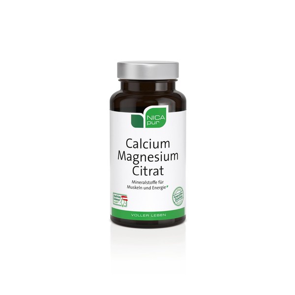 NICApur Calcium Magnesium Citrate - Power Duo for Muscles and