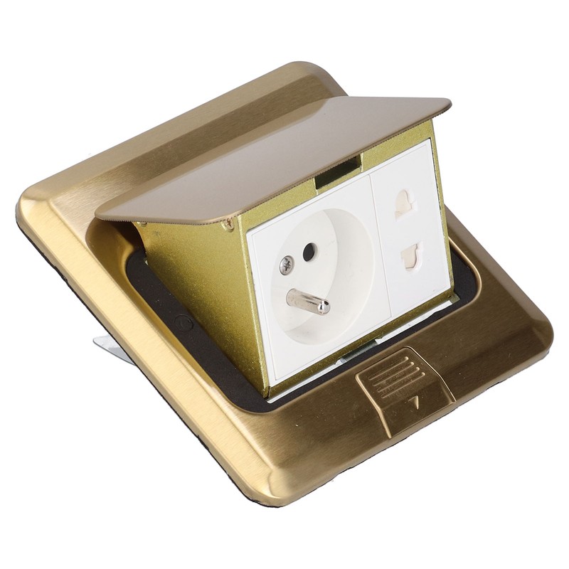 Floor Socket Embedded Power Outlet Charging Industrial Supplies FR Standard