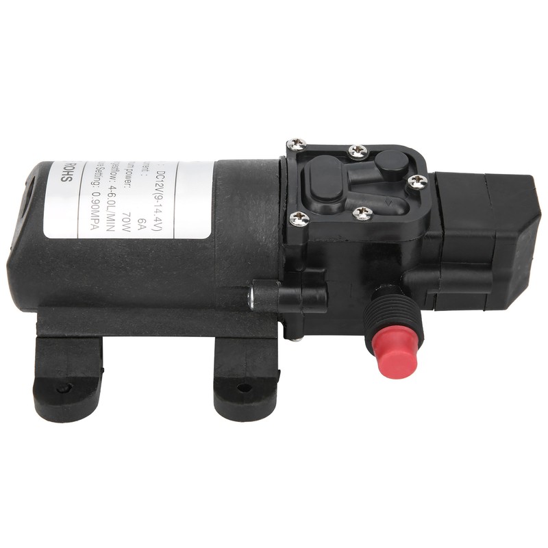 Diaphragm Water Pump Mini 2‑Way Thread Right Outlet 6.0L/MIN 0.9MPA