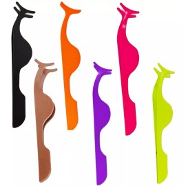 Beauty Tools Pinza Metalica Para Colocar Pestañas Postiza 1 Pieza