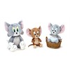 Sekiguchi Tom and Jerry Plush Toy, Small, Height Approx. 6.7