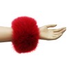 Hima Real Fox Fur Cuff (Red)