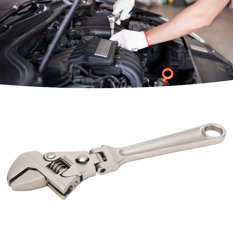 Adjustable Wrench Multi Functional Folding Rocker Ratchet Quick Machine Repair
