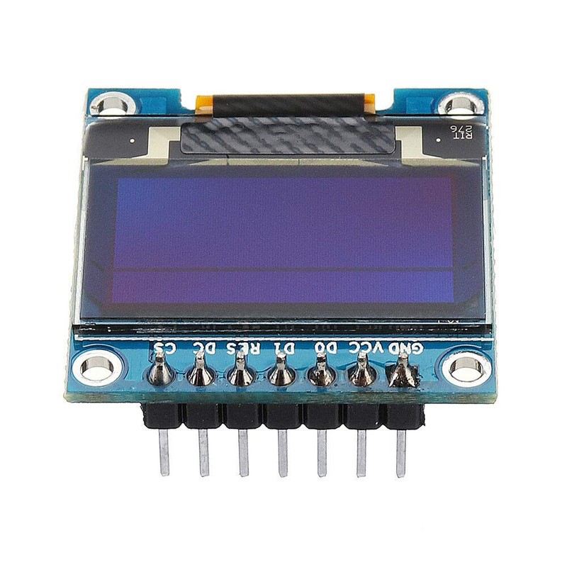 Fasizi 2Pcs 7Pin 0.96 Inch OLED Display 12864 SPI IIC