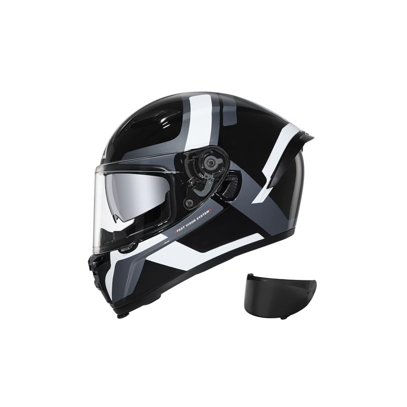 TRIANGLE Motorcycle Helmets Full face Helmet for Adults Men and
