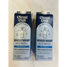 Cleancult - Liquid Hand Soap Refills - Sea Minerals 32 oz/2 Pack