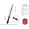 Wild Water Standard Fly Fishing Combo Starter Kit, 5 or