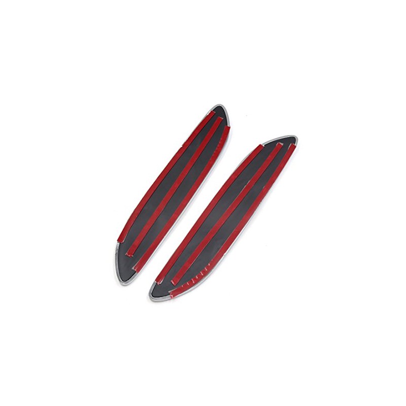 uxcell Pair Decorative Hood Air Flow Intake Side Vent 3D