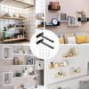 YEYIT 4 Pcs Floating Shelf Brackets, 4 Inch Solid Steel