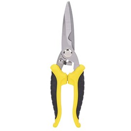 Acouto Tijeras de Electricistas multifuncionales: Tijeras de Acero Inoxidable Industrial con Manejo Ergonómico para Corte Seguro y Eficiente (#2)