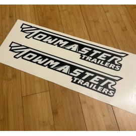 TowMaster Trailers Replacement 18” Logo DECAL Stickers - SET 2 - Equip Trailer