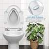 Toilet Seat with Easy Clean & Change Hinges, Quiet-Close Lid,