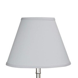 FenchelShades.com 6" Top Diameter x 12" Bottom Diameter x 9" Slant Height Fabric Barrel Lampshade Spider Attachment (Linen Shadow)