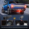 Nilight LED Brake Light Trailer Hitch Cover Square Red Lens