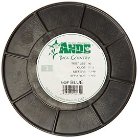 Ande A2-60BC Back Country Monofilament, 2-Pound Spool, 60-Pound Test, Clear Finish